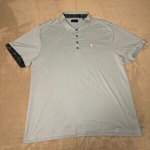 William Murray Shirt Mens 3XL XXXL Polo Blue Short Sleeve Golf Golfing Golfer